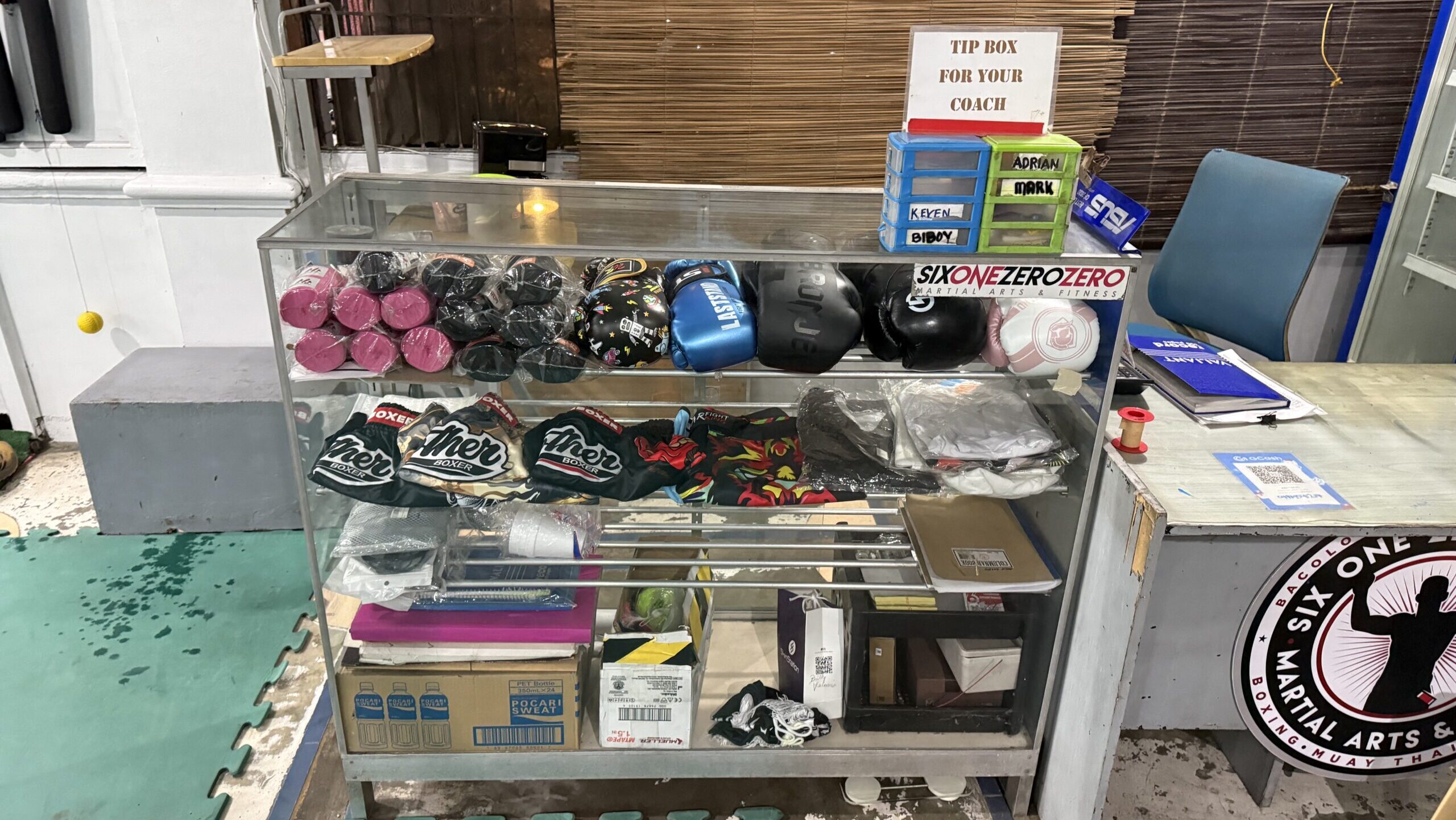 韓国人生徒たちとムエタイ体験 in Bacolod