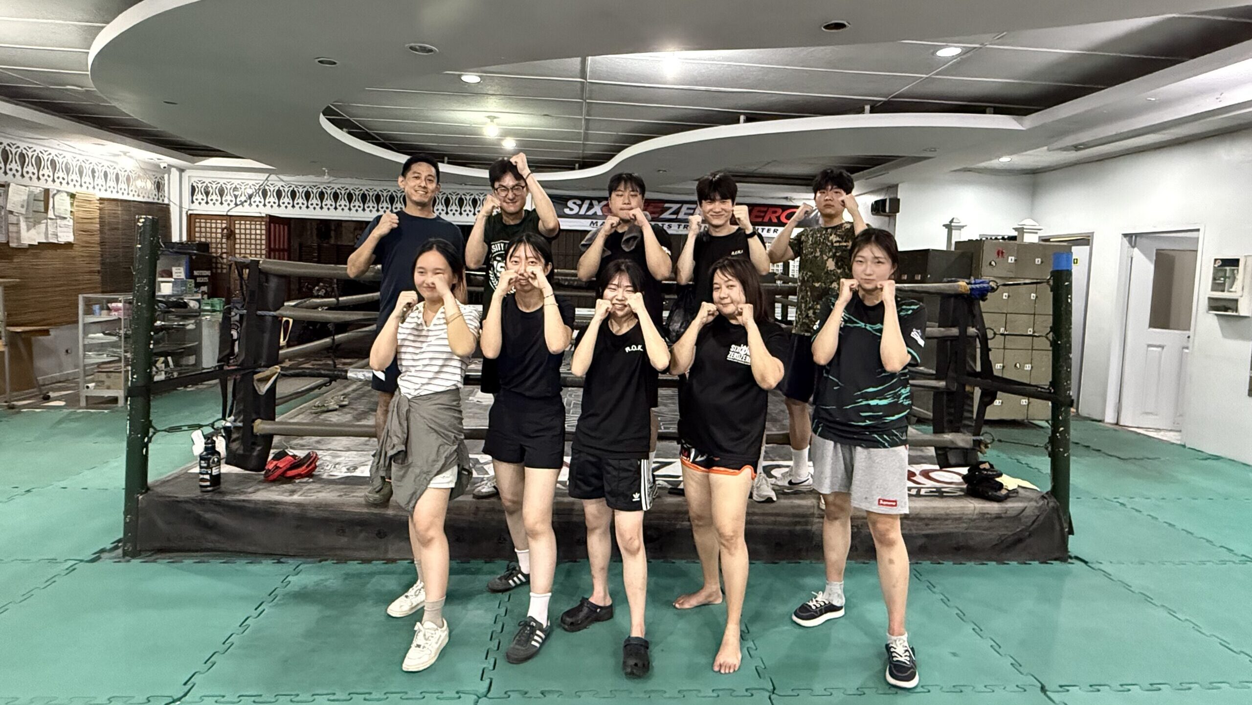 韓国人生徒たちとムエタイ体験 in Bacolod