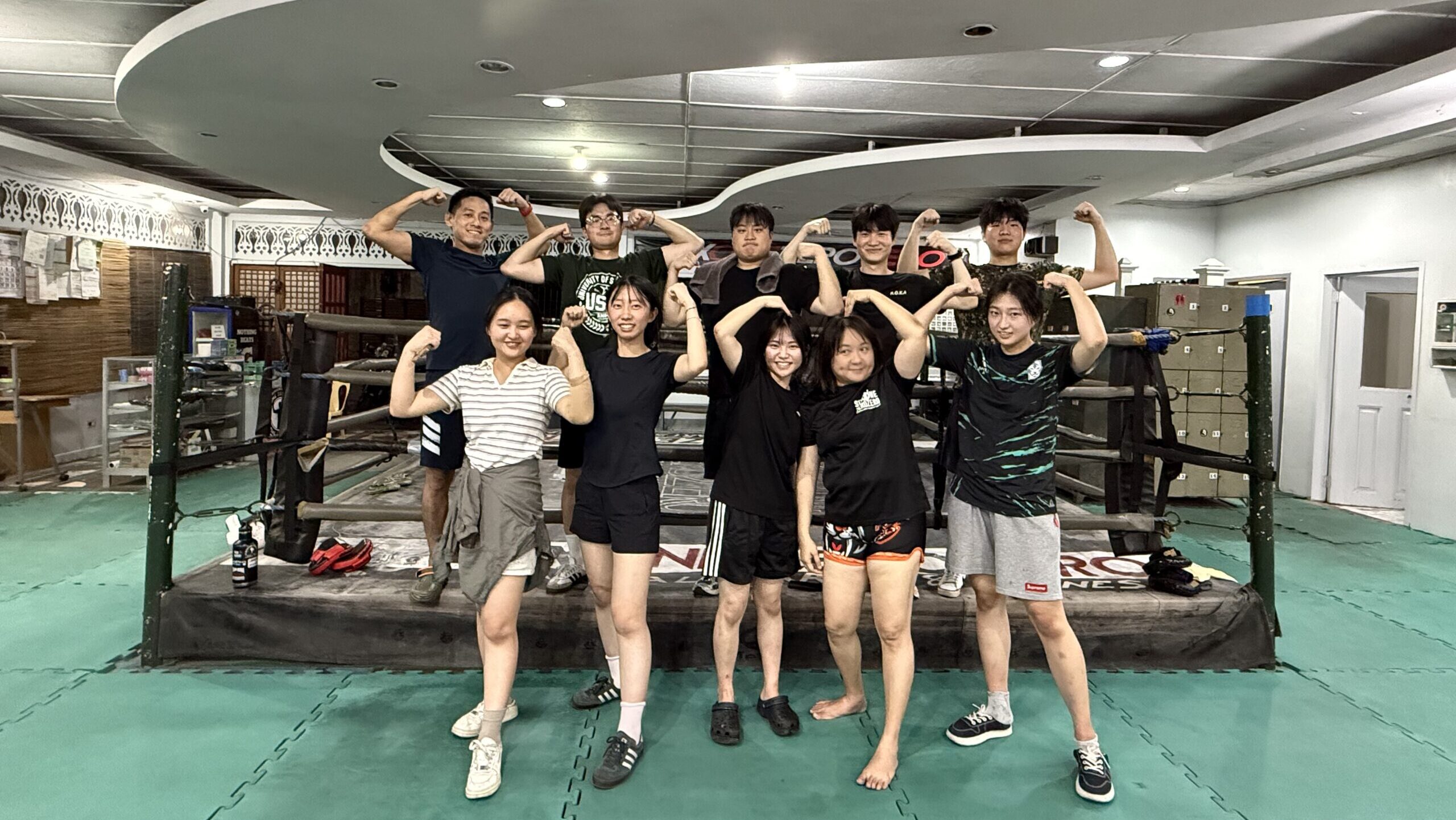 韓国人生徒たちとムエタイ体験 in Bacolod