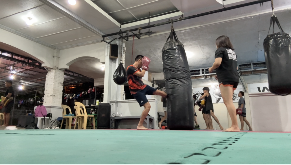 韓国人生徒たちとムエタイ体験 in Bacolod