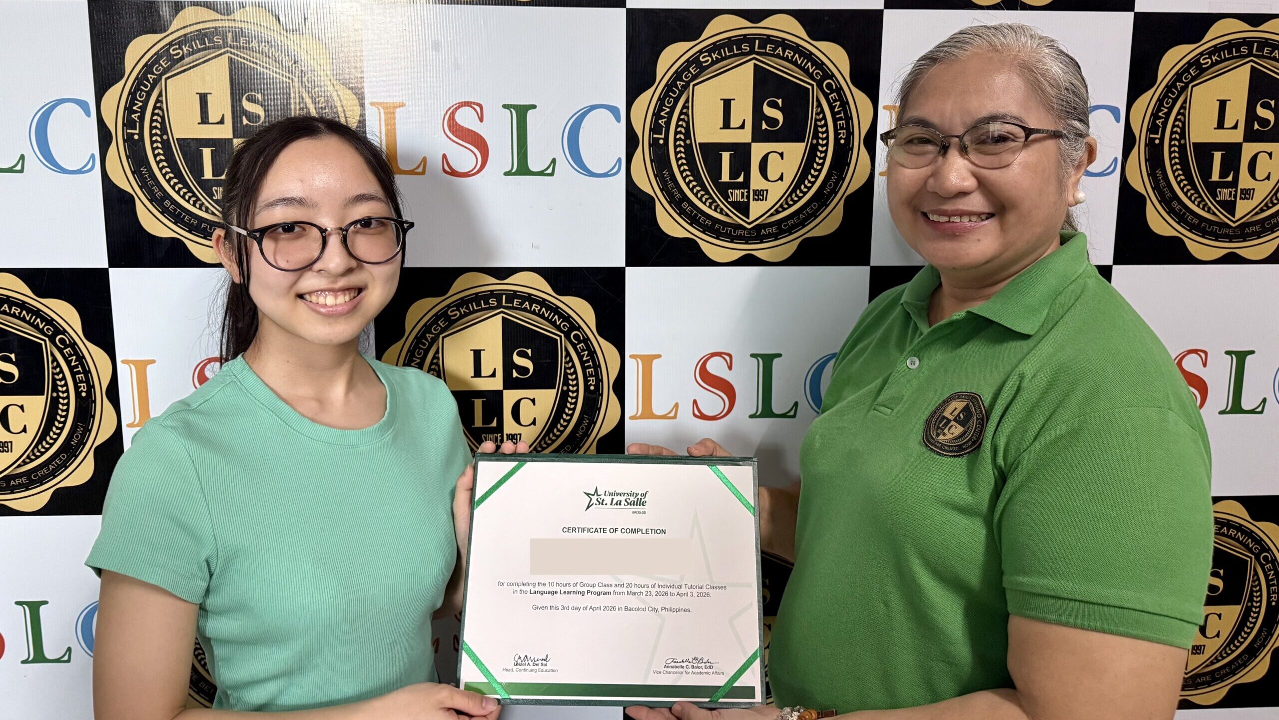 【フィリピン留学LSLC口コミ体験談】18歳 / 高校生 / ESL Regularコース / 2週間